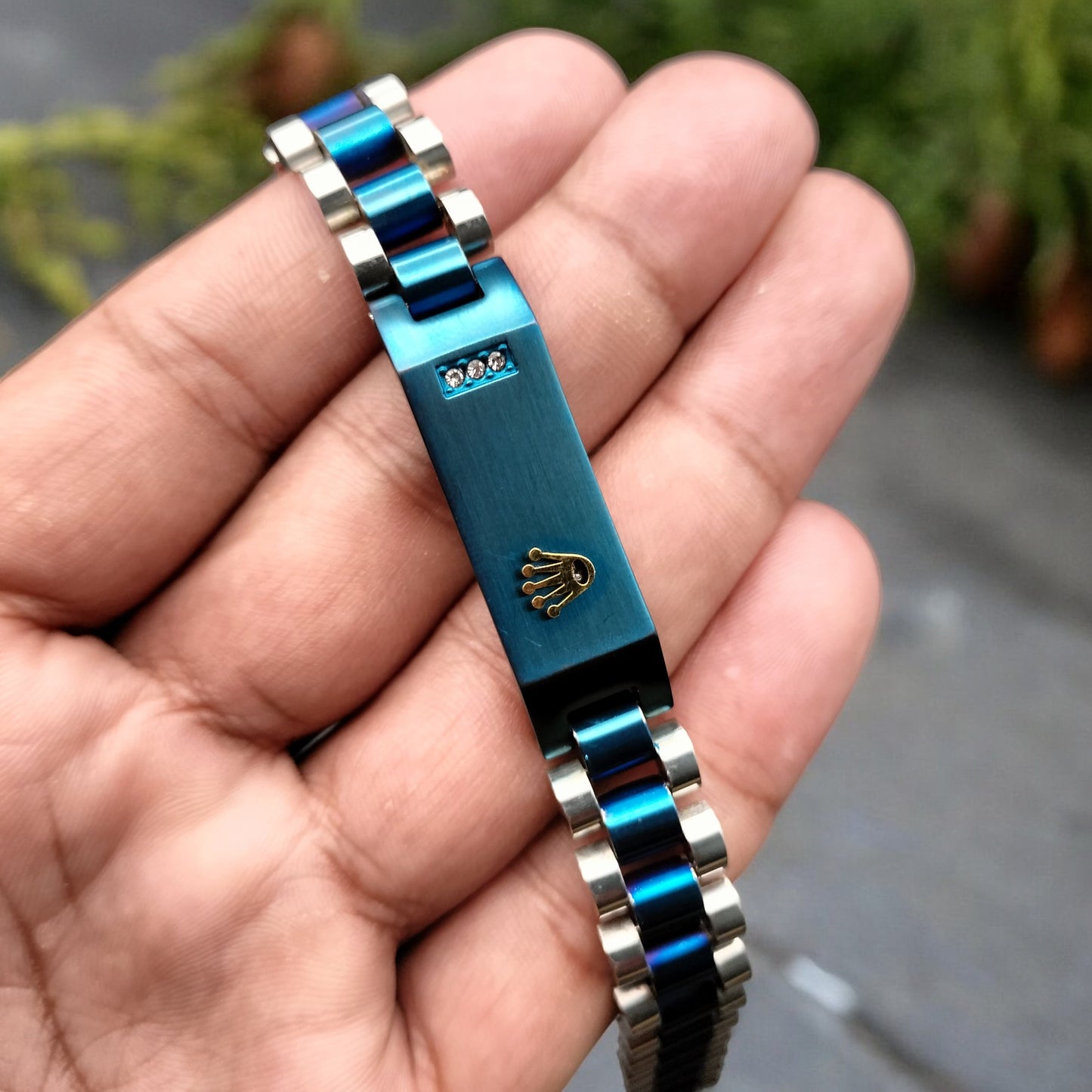 Luxury Bracelet For Men in Blue Color