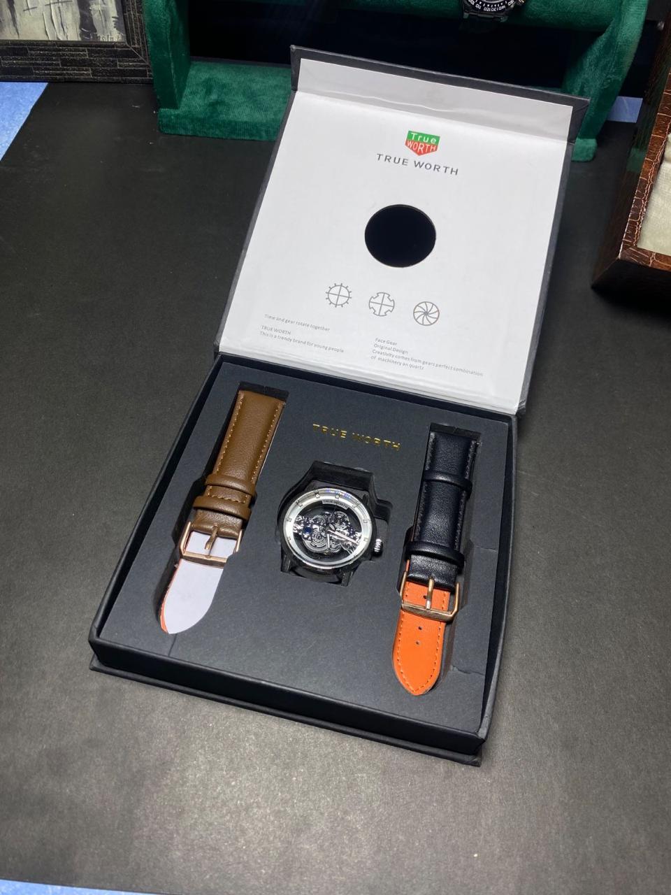 True Worth Double Strap Edition Modern Dual Band Watch