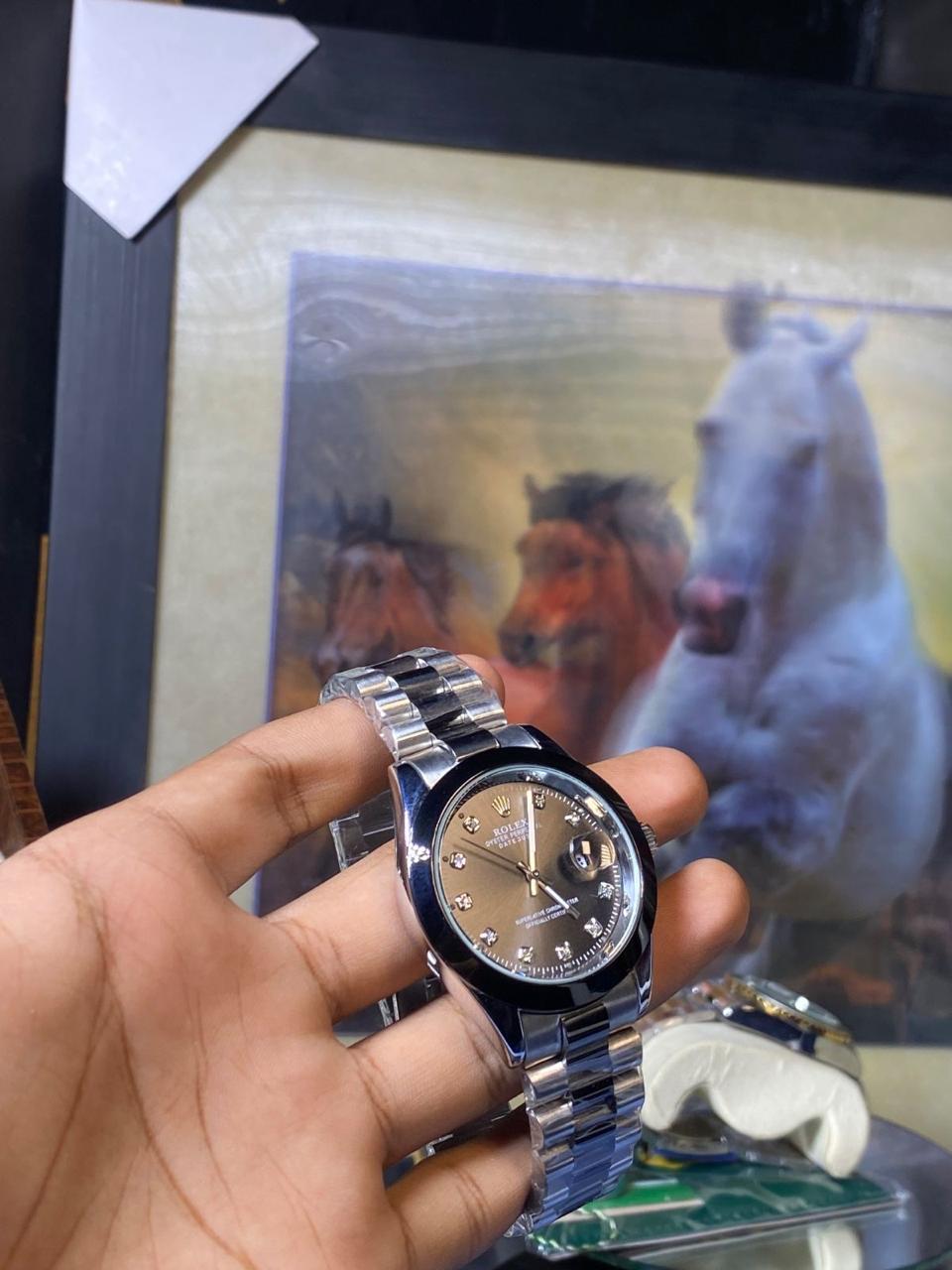 Jubilee 2 Tone Black Edition Modern Dual Color Watch