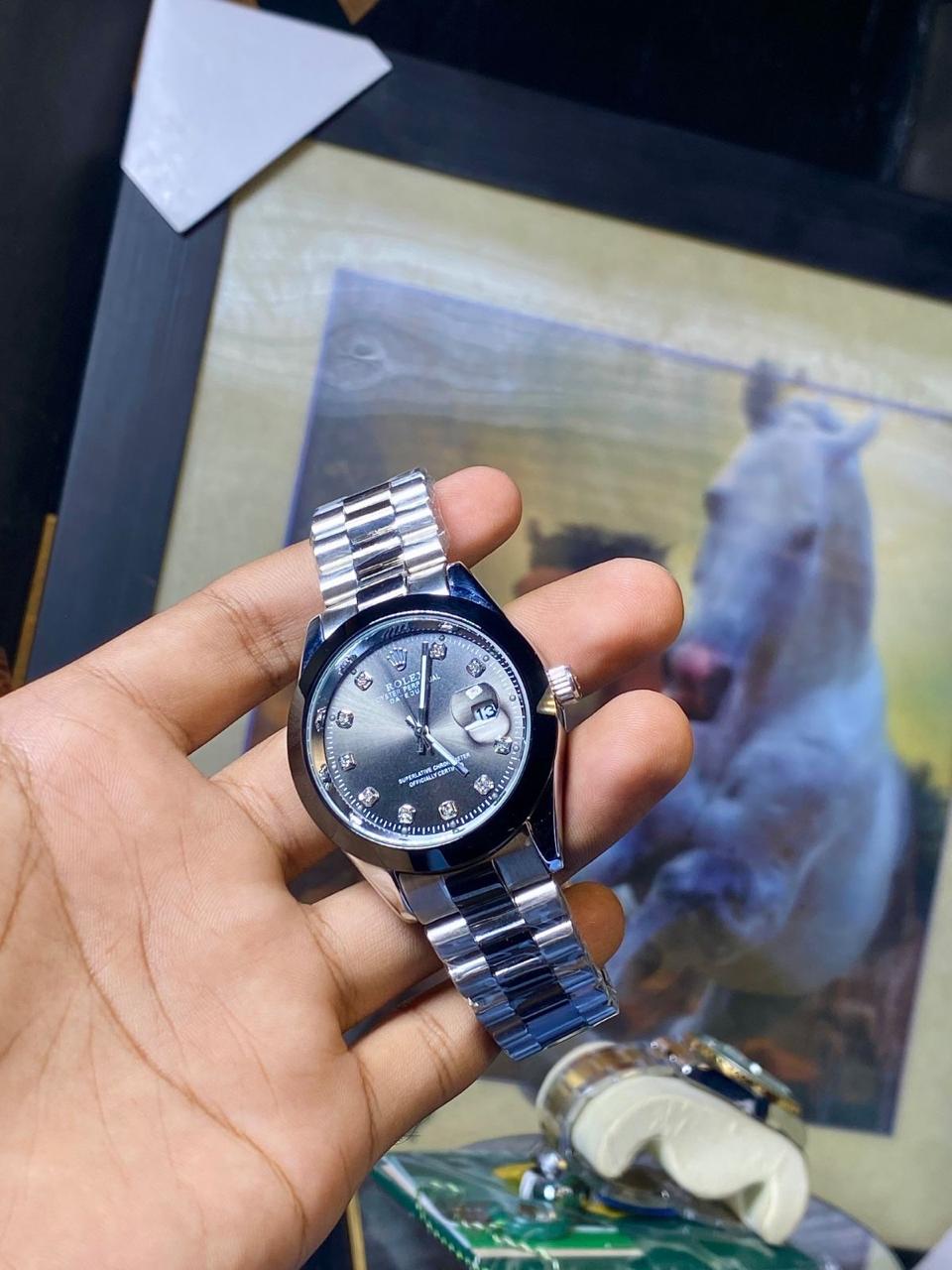 Jubilee 2 Tone Black Edition Modern Dual Color Watch